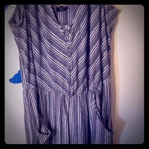 Striped Jumpsuit
